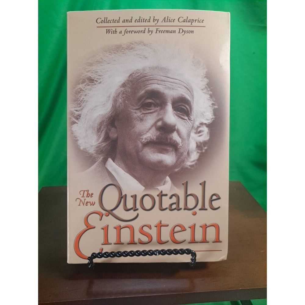 2005‎ The New Quotable Einstein - Alice Calaprice 9780691120751 Paperback Book